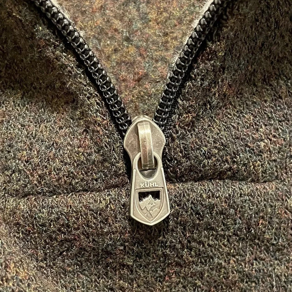 KUHL Europa 1/4-Zip Fleece Jacket Men's XL Alpaca Fleece Gorpcore Outdoorsy - Picture 4 of 15